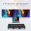 2X DVI Splitter 1X2  Switcher Extender Adapter 1 DVI-D Input and 2 DVI-D Output Dual Display for Display Computer 8