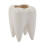 5X Tooth Shape White Ceramic Flower Pot Modern Design Planter Teeth Model  Desktop Pot  Gift(Without Plants) 2