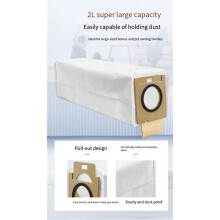 Replacement Parts Dust Collection Bags Filters Kit for Uwant V500 Cleaner, 20 Pcs Vacuum Bags