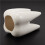 5X Tooth Shape White Ceramic Flower Pot Modern Design Planter Teeth Model  Desktop Pot  Gift(Without Plants) 9