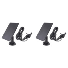 2X 12V/1A 6V/2A Zonnepaneel Micro-USB+Type-C Outdoor Zonnecellen Oplader Zonnepanelen voor Beveiligingscamera Home Light Systeem