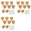 24 Pack Boho Rattan Knobs for Dresser Drawers Wood Cabinet Knobs for Wicker Decor Boho Rattan Drawer Pulls (Natural) 2