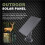 2X 12V/1A 6V/2A Solpanel Micro-USB+Type-C Utomhussolceller Laddare Solpaneler för Säkerhetskamera Hemljussystem 10