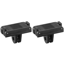 2X Magnetic Two Claw Adapter for Action 5Pro, 4, 3 with Universal 1/4 Thread Port