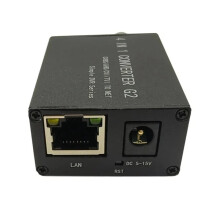 2X Convertisseur CVBS/1080P AHD/TVI/CVI Vers Réseau, Entrée BNC, Sortie RJ45, Enregistreur Vidéo Monocanal H.265 RTSP pour la Vidéosurveillance
