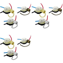Lot de 9 Interrupteurs de Ventilateur de Plafond ZE-110 Remplacement de L'Interrupteur à Chaîne de Traction au Plafond de L'Interrupteur de