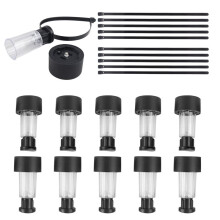 40Packs LED Solar Lamp Waterproof Pool Lights Outdoor Swimming Pool Fence Garden Decoration Lamp for Yard