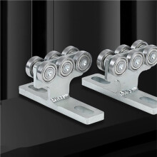 2X Mute Hanging Wheel Sliding Door Track Hanging Pulley Bathroom Wooden Door T-Type Component Installation Roller