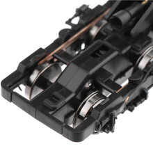 2X für HO-Spur 1:87 Fahrgestell-Drehgestell-Modellbahn-Zubehör für Containerbahnanlagen, Elektrische Zugteile, Chassis, DIY-Diorama