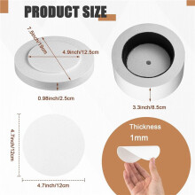 2X Horno de Microondas con 50 Piezas de Papel de Horno, Herramientas de Bricolaje para Joyería de Vidrio, Kit de Cerámica para Uso Doméstico,