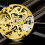 2X Gold Skeleton 2004 Movement Ordinary Pendulum Adjustment Radiation Pattern Fully Automatic Watch Movement 10