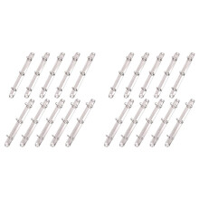 20Pcs A5 Notebook 3-Ring Binder Mechanism Letter Size Holes 20mm Metal Loose Leaf Binders Spine-Combs