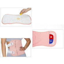 2X Adjustable Castor Oil Pack Kit Organic Castor Oil Pack Wrap for Waist Neck and Breasts,Reusable Castor Oil Packs-