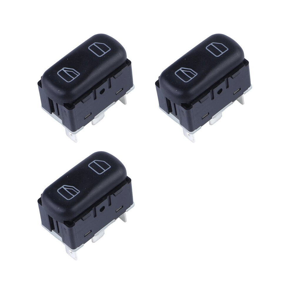 3X 0055453707 Power Window Control Button Car A0055453707 For Vito/Viano Sprinter W901 W902 W903 W904 Black 6033072002713