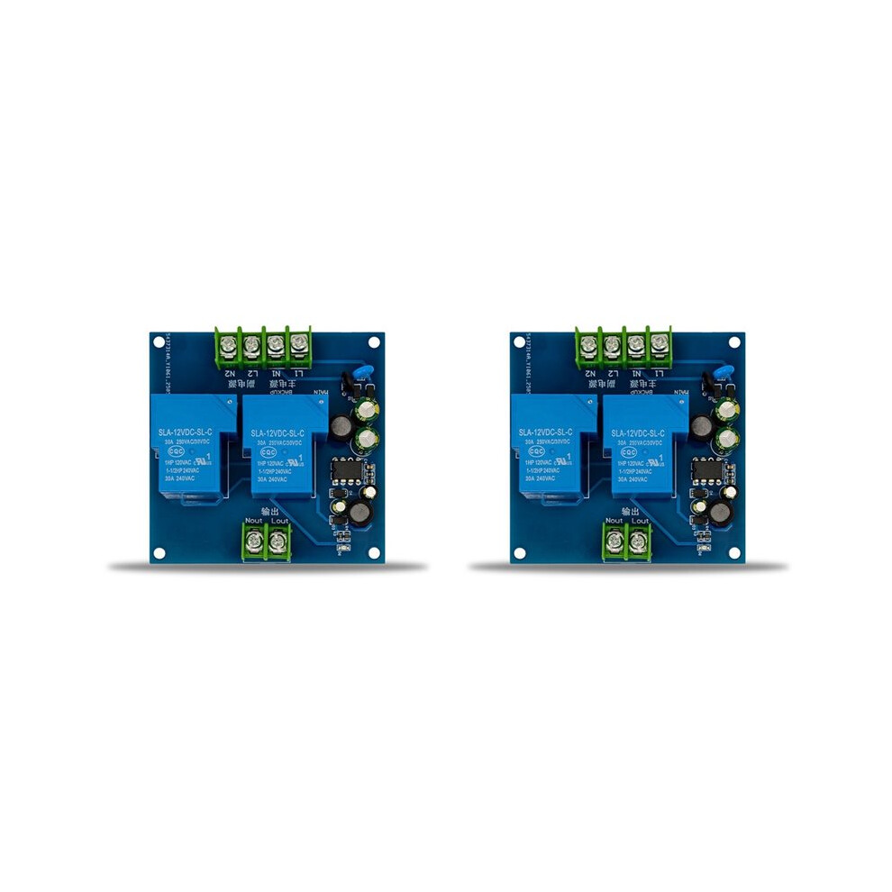 2X 220V 2-Ch Automatic Power Module Power Failure Standby Conversion Board Emergency Converter 6032788457282