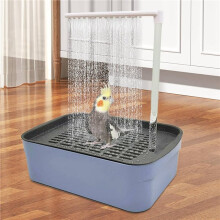 2X Vogeldouchebak Papegaaien Automatisch Bad Huisdier Circulerend Water Badkuip Huisdier Vogelbad Accessoires