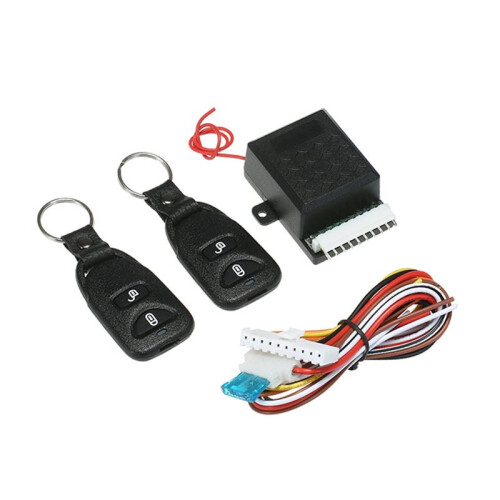 2X 12V Universal Car Auto Remote Central Kit Door Lock Locking Vehicle Keyless Entry System with 2 Remote Control 1