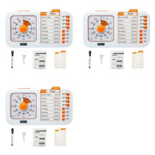 3X Task Timer, ADHD Timer for Kids, Students and Adults. with to-Do List Card, Planning for Daily Chore, Schedules
