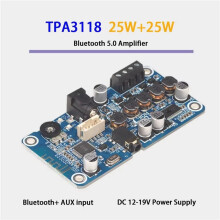 2X New DSP BDM3 Replaces TPA3118 BT Power Amplifier BT5.0 Module 2.0 Stereo 2X25W DC12-19V 3.5mm Input