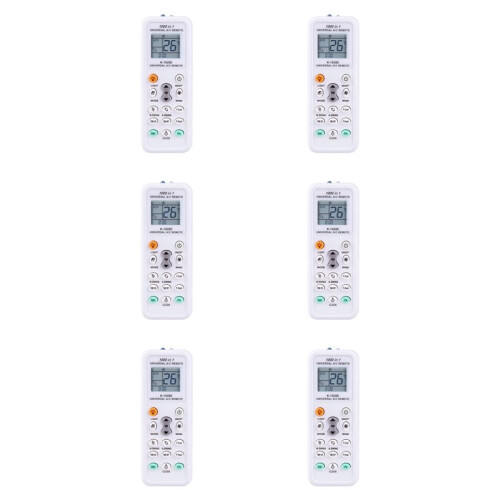 6X Universal 1000 in 1 LCD Low Power Consumption K-1028E Air Condition A/C Remote Control Controller