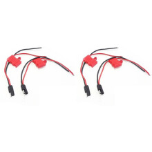 4 Pcs Radio Power Supply Cable Cord for SM120 SM50 GM950 GM300 GM338 GM3188 GM3688 Radio Walkie Talkie Parts