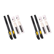Heat Erasable Fabric for Sewing, Embroidery, Quilting, Washable Erasable Refill Pen(4 Pens + 80 Refills)