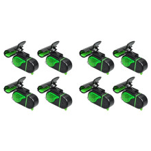 8PCS Fishing Bite Alarms with LED Light - Sensitive Electronic Fishing Bells for Rods, Loud 80db Sound & Flashing Light