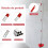 3X Spin Mop Replacement Handle, 30-58 Inch Adjustable Stainless Steel Stick Compatible with ,A 6