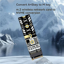 2X M2 A+E Key Naar M2 NVME Adapter Converter M.2 Wifi Interface A/E Naar M Key Uitbreidingskaart voor 2230 2242 2260 2280 NVME SSD