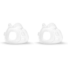 2X für für AirFit F40 Vollgesichtsmaske, Ersatz-Silikonkissen, Ohne Filterring - Größe M