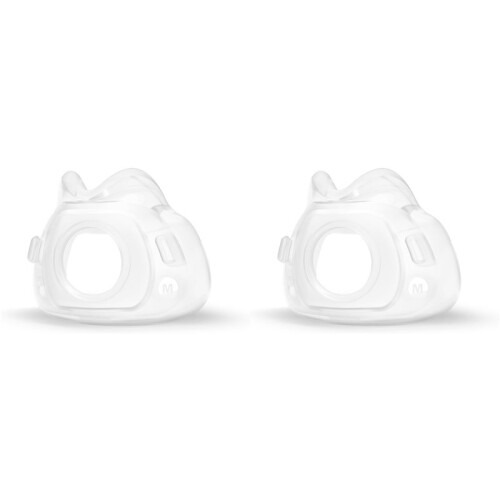 2X for  AirFit F40 Full Face Replacement Silicone Cushion,Not Include Filter Ring- Medium