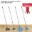 3X Spin Mop Replacement Handle, 30-58 Inch Adjustable Stainless Steel Stick Compatible with ,A 4