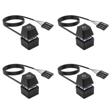4X Host Computer Button Desktop Chassis External Power Button Internet Cafe External Mechanical Button Start