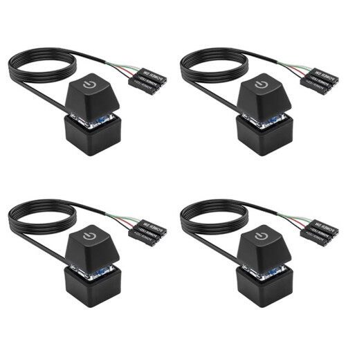 4X Host Computer  Button Desktop Chassis External Power Button Internet Cafe External Mechanical Button Start