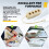 RJ11 6P4C un 6P4C 4 Modo Telefono Linea Componibile Splitter Adattatore - Beige 6
