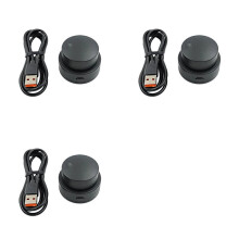 3X USB-Volymkontroll PC-Högtalare Ljudomkopplare Konverterare Dator USB-Volymjusterbar Kontroll Multimediakontroll