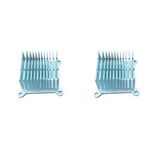 2X Dissipador de Calor para Minerador Bitaxe Gamma 601 40mm Radiador para Minerador Bitaxe 401 Gamma 601 BTC Dissipador de Calor