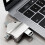 2X Multifunction 7 in 1 Card Reader USB 2.0 Type C to  Adapter USB Flash Reader for PC Laptop Accessories Grey 1