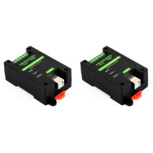 2X USB to RS232/485 (B) Industrial Isolated Converter FT232RNL Rail-Type USB Converter Multiple Protection