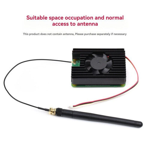 2X per Ventola Dissipatore per Raspberry Pi CM5 - per Scheda Compute Module 5 IO e PoE, Raffreddamento Migliorato 2