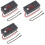3X Fan Temperature Controller, 12V PWM 4-Wire Fan Speed Controller Module with Temperature Probe for 3A Fan PC 1