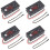 4X Fan Temperature Controller, 12V PWM 4-Wire Fan Speed Controller Module with Temperature Probe for 3A Fan PC 1