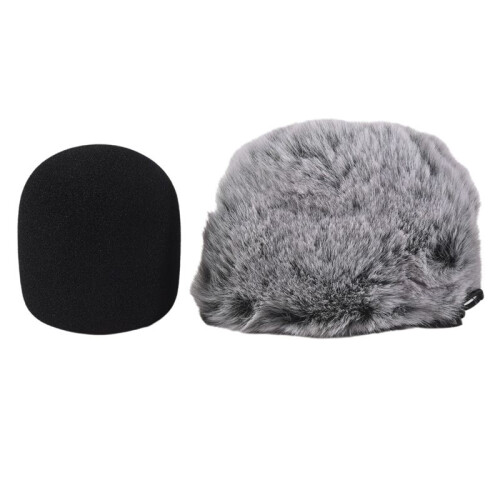Furry Windshield Foam Microphone Windshield-for  ,   Pro USB Microphone Windshield - Filter (2Pcs)