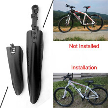 10X Black Mountain Bike Bicycle Road Tire Front Rear Mudguard Set Mud Guard Flying Fish