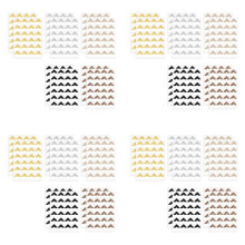 960 Pieces Photo Corners for Scrapbooking, Gold Photo Corner Stickers, Self-Adhesive Photo Mounting Corners,Multicolor