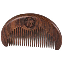 Hair Care Comb Anti-Static Handmade Natural Wood Wooden Carved Sandalwood Combs Pocket Comb Massage Comb Hair Comb
