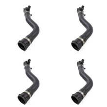 4X 17127596837 Engine Cooling Hoses Upper Radiator Hose Water Pipe for F20 F21 F22 F23 F30 F31 F32 F33 F34 F36 F82