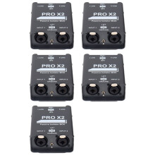 5X Nieuwe 2-Weg Audio-Isolator, Audiostroom-Eliminator, XLR 6.5, Permalloy-Isolator, Mixer Live-Uitzending