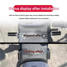 Foldable Metal Motorcycle Foot Pegs - Comfortable Street Cruise Pedals for Enhanced Riding Experience 4pcs