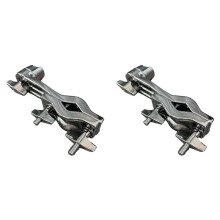 2X Drum Rack Clamp Mounting Bracket Metal Knob Universal Multi Clamp Drum Extension Stand Clamps Drum Accessories